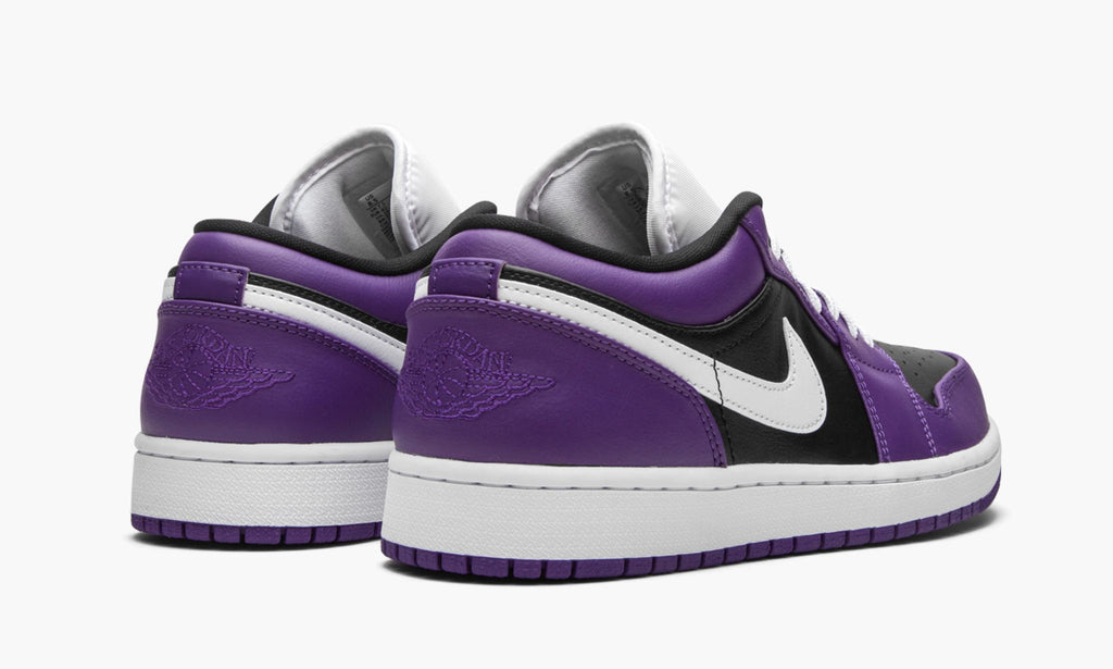 Air Jordan 1 Low Court Purple Sneakers - Court Icon | Hype Sneaker