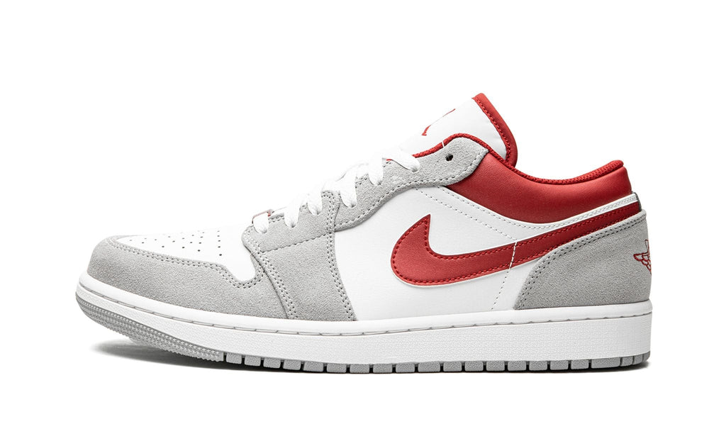 AIR JORDAN 1 LOW SE “White / Grey / Red” Sneakers - Authentic