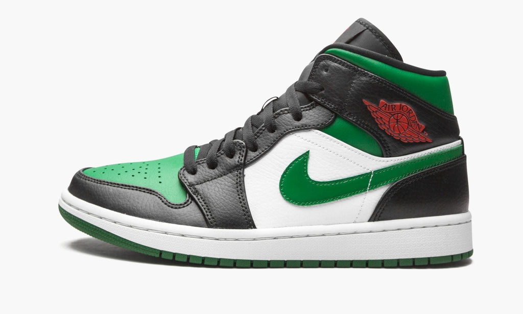 Air Jordan 1 Mid “Green Toe” Sneakers - Fresh Drop | On-Feet Fire