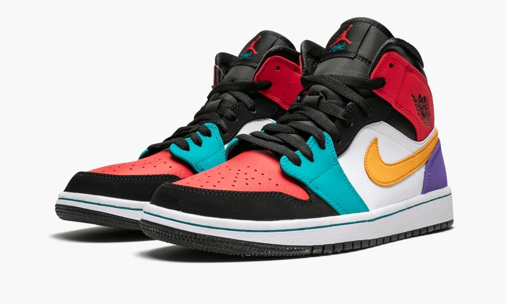 Air Jordan 1 Mid “Multicolor” Sneakers - Heritage Edition