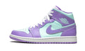 Air Jordan 1 Mid Purple Pulse / Glacier Blue Sneakers - Archive Edition