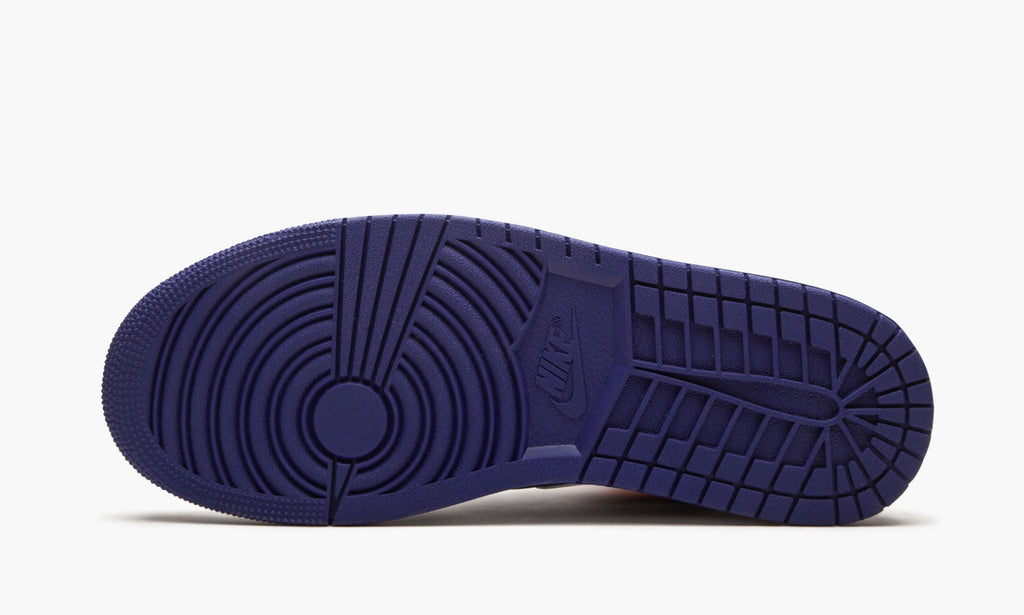 Air Jordan 1 Mid Royal Blue / Laser Orange Sneakers - Head-Turner