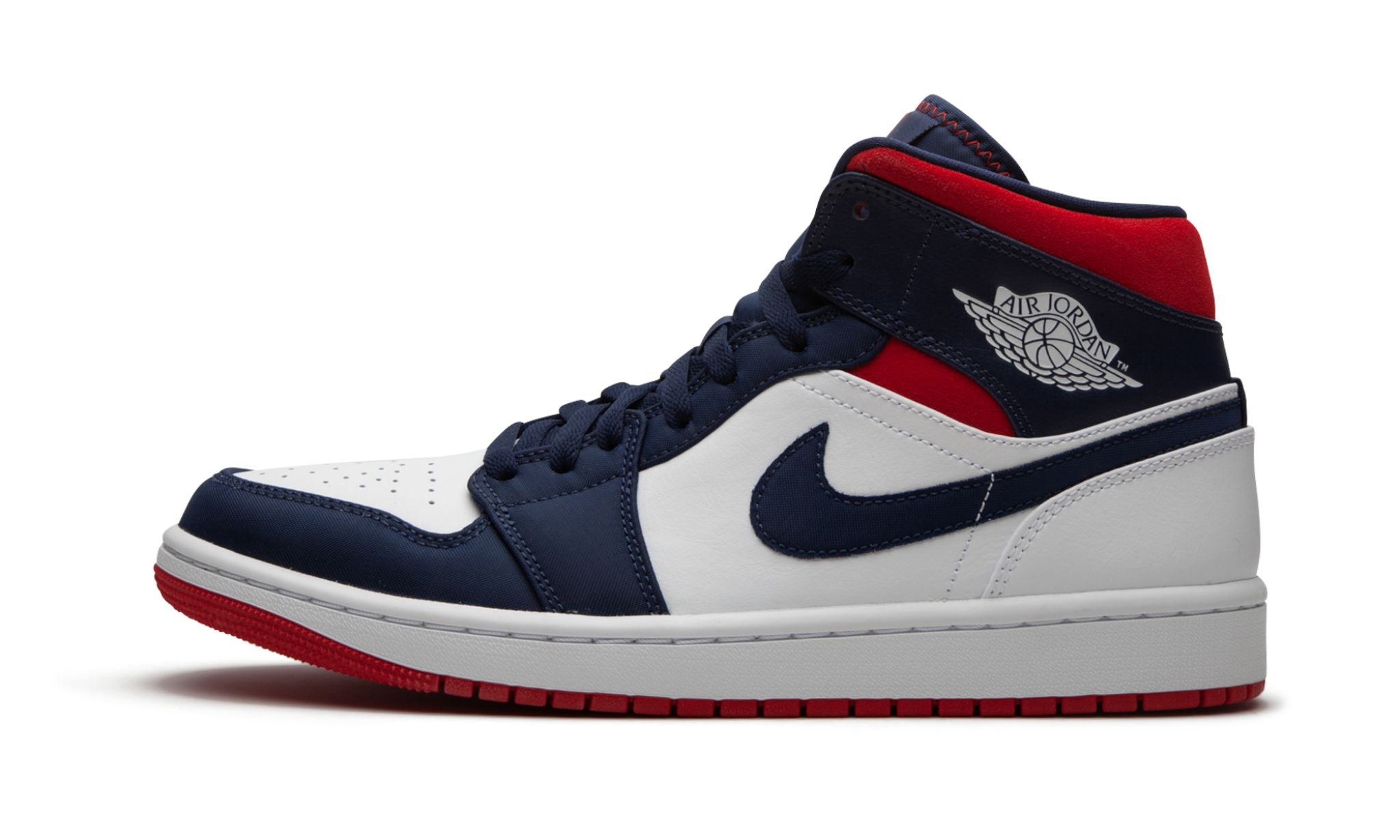 Air Jordan 1 Mid SE Olympic Sneakers - OG Colorway | Coveted Pair