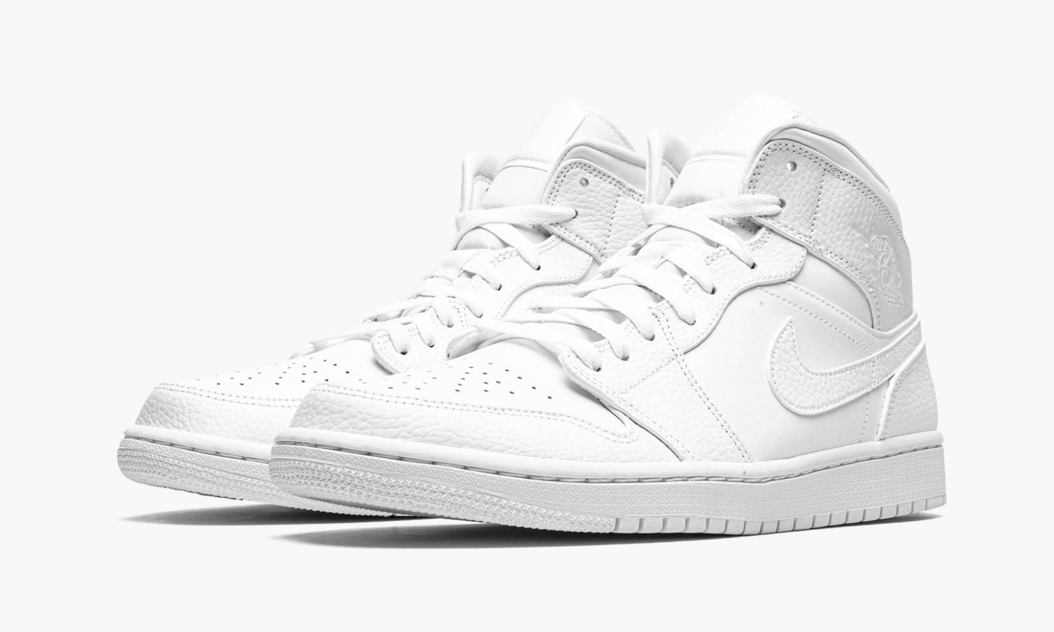 Air Jordan 1 Mid Triple White Sneakers - Style Staple | Style MVP