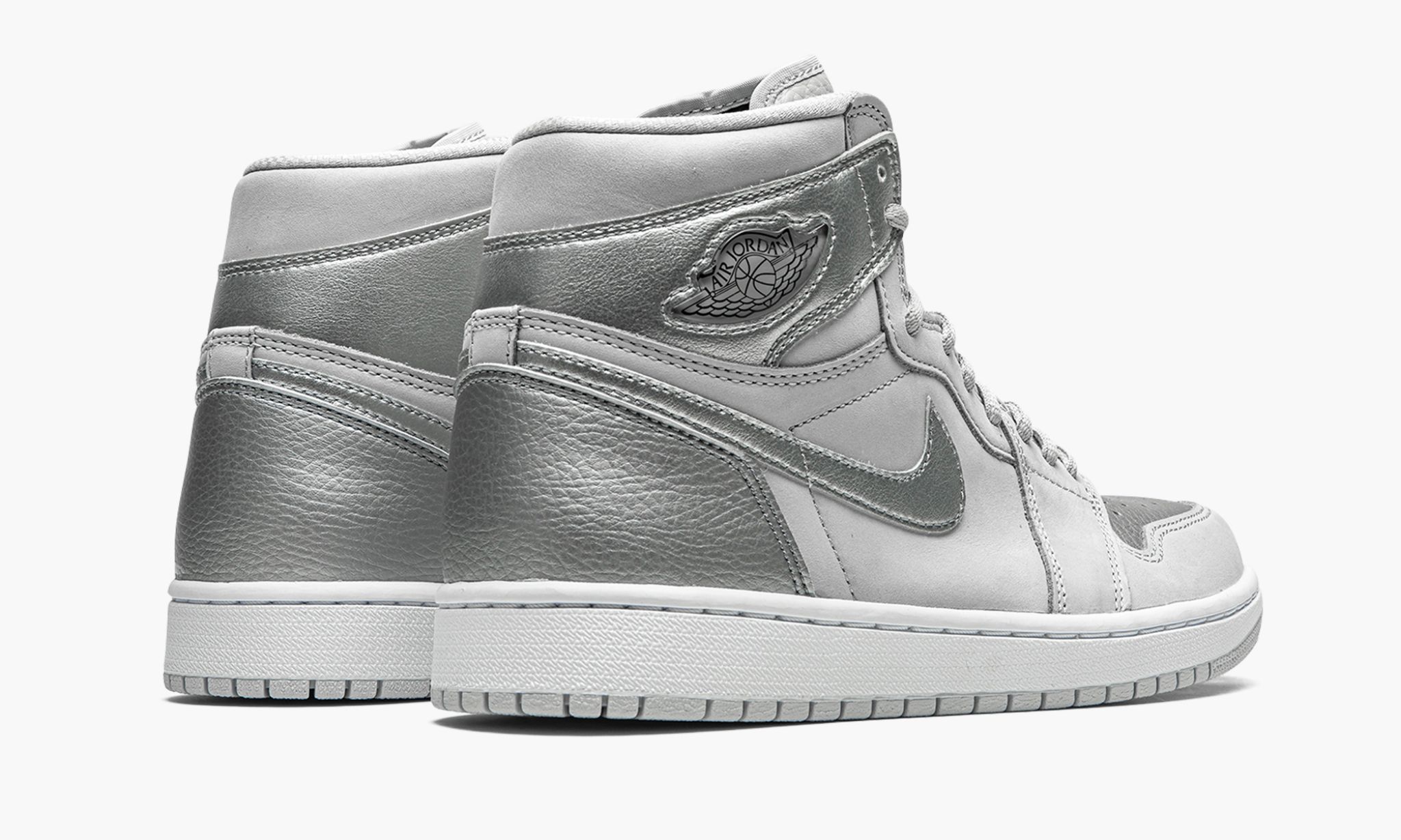 Air Jordan 1 Retro High CO.JP Metallic Silver Sneakers - Game Changer