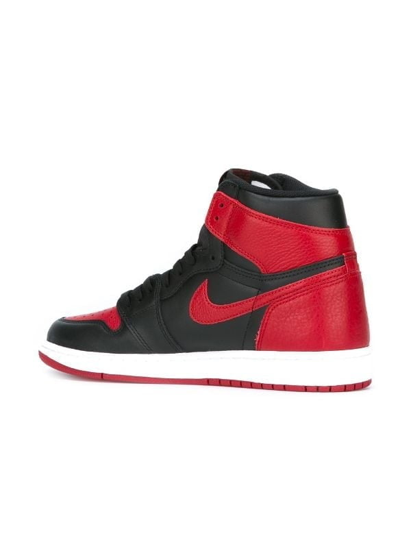 Air Jordan 1 Retro High OG Bred Banned Sneakers - All-Day Comfort