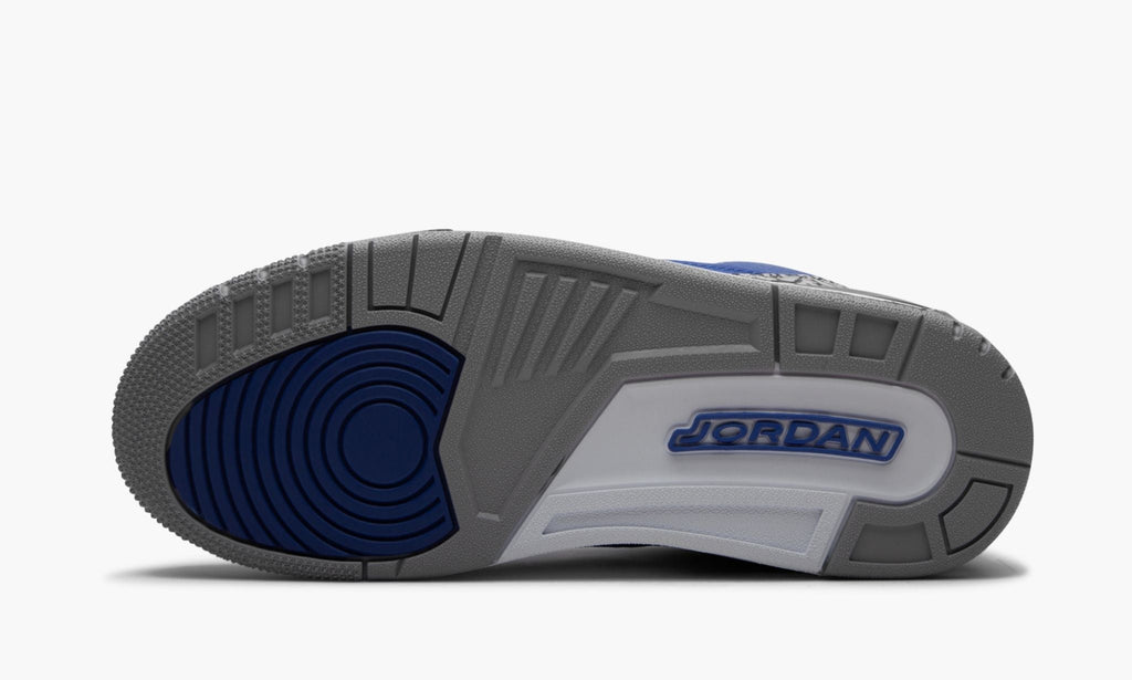 Air Jordan 3 Retro Blue Cement Sneakers - Cushioned Stride