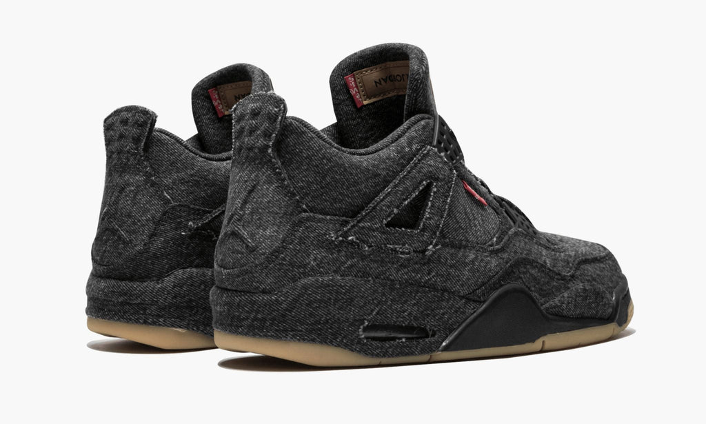 Air Jordan 4 Retro Levis NRG Black Levis Sneakers - Fresh Drop