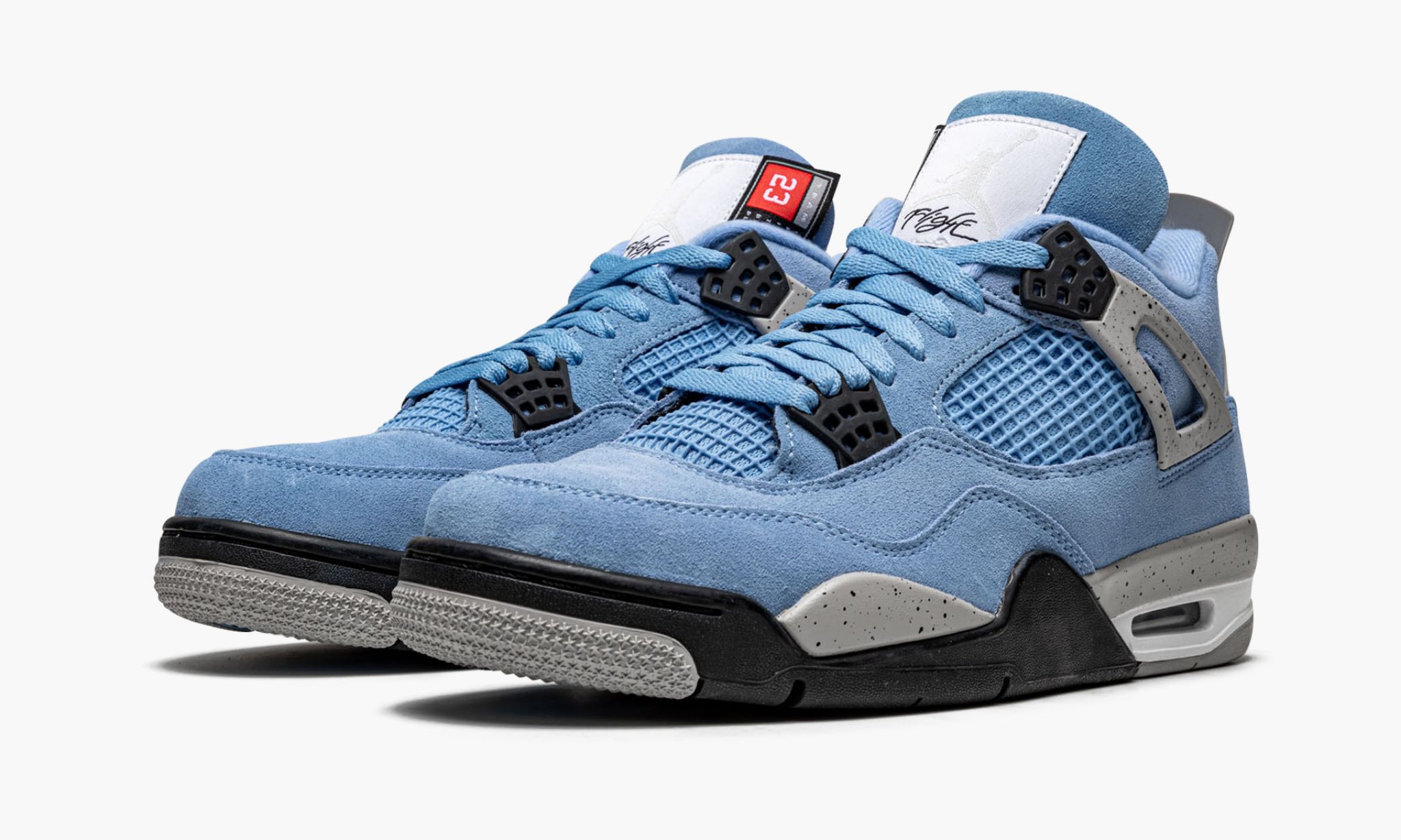 Air Jordan 4 Retro University Blue Sneakers - Limited Edition