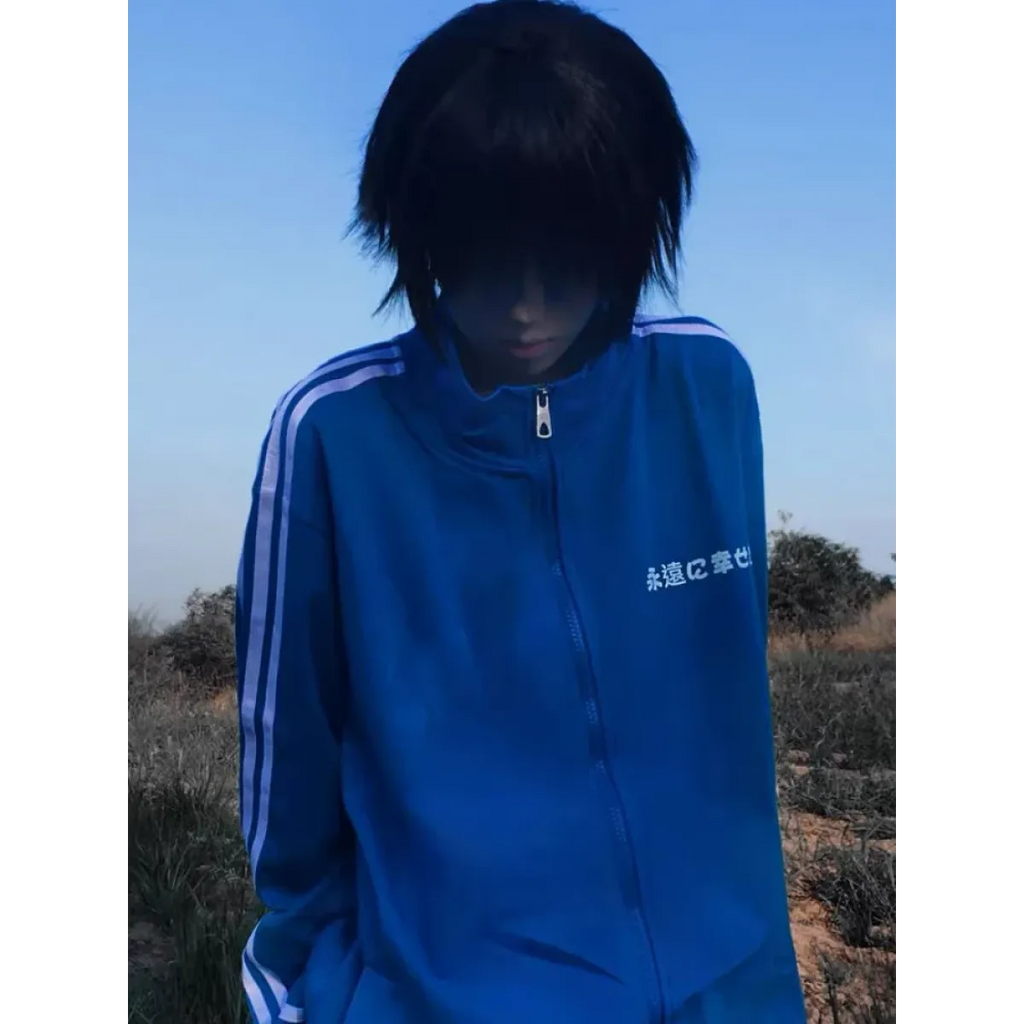 Grunge Streetwear Zipper Hoodie