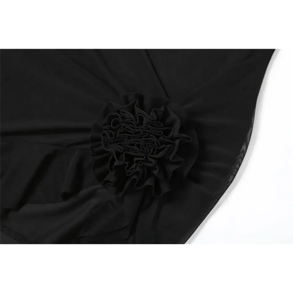Harajuku Irregular Ruffle Dress