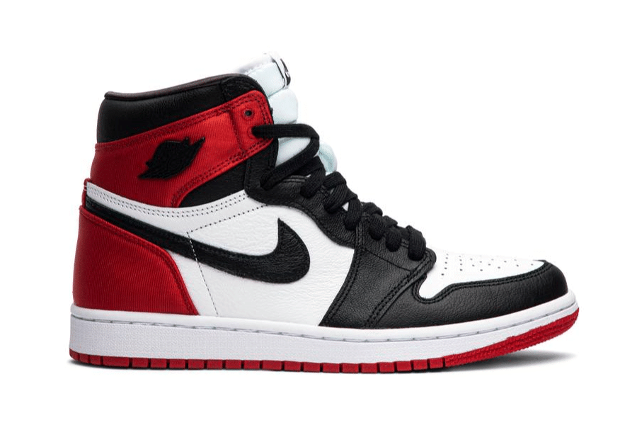 Jordan 1 Retro High Satin Black Toe Sneakers - Prime Pick