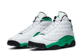 Jordan 13 Retro White Lucky Green Sneakers - All-Day Comfort
