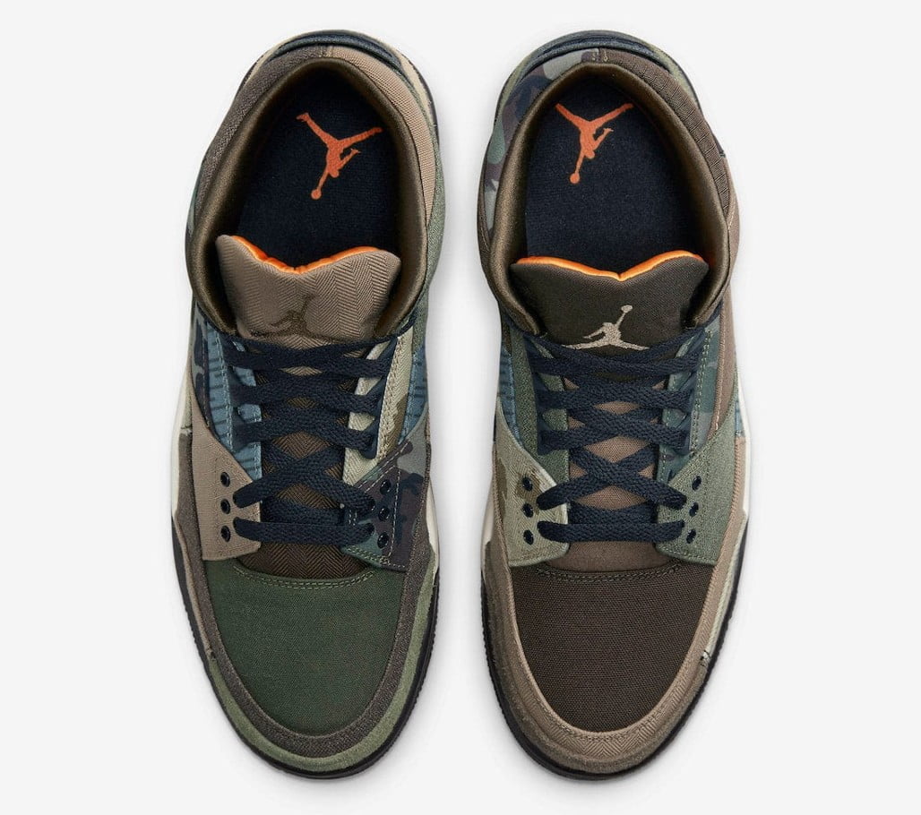 Jordan 3 Retro Patchwork Camo Sneakers - Court Classic | Premium Footwear