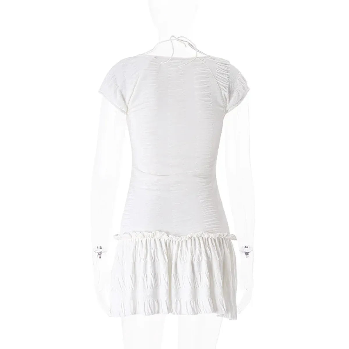 Halter Lace Mini Dress