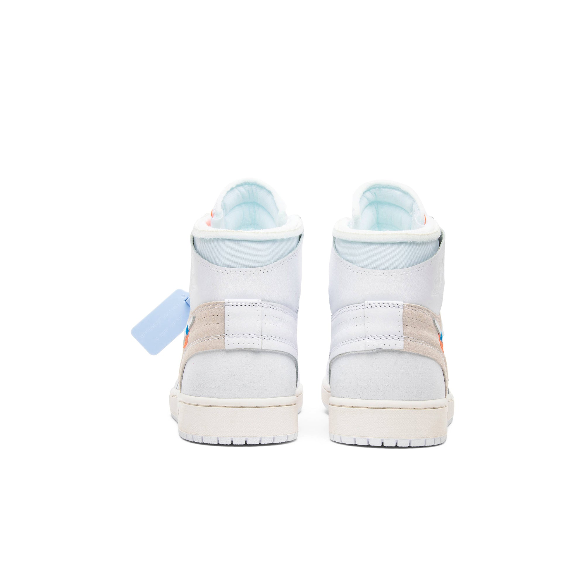 Off-White x Air Jordan 1 Retro High OG White 2018 AQ0818-100 Sneakers - Head-...