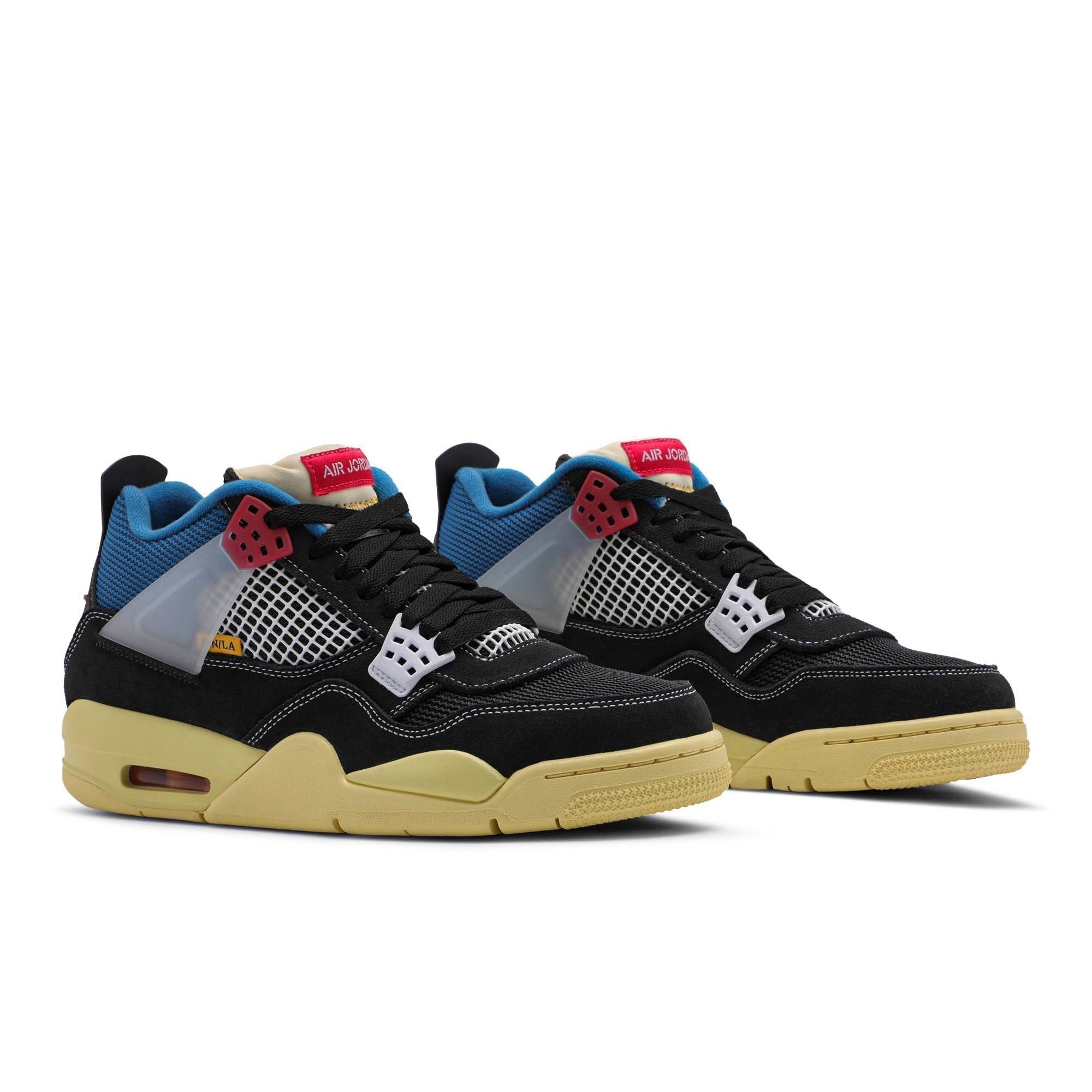 Union LA x Air Jordan 4 Retro Off Noir DC9533-001 Sneakers - Streetwear Essen...